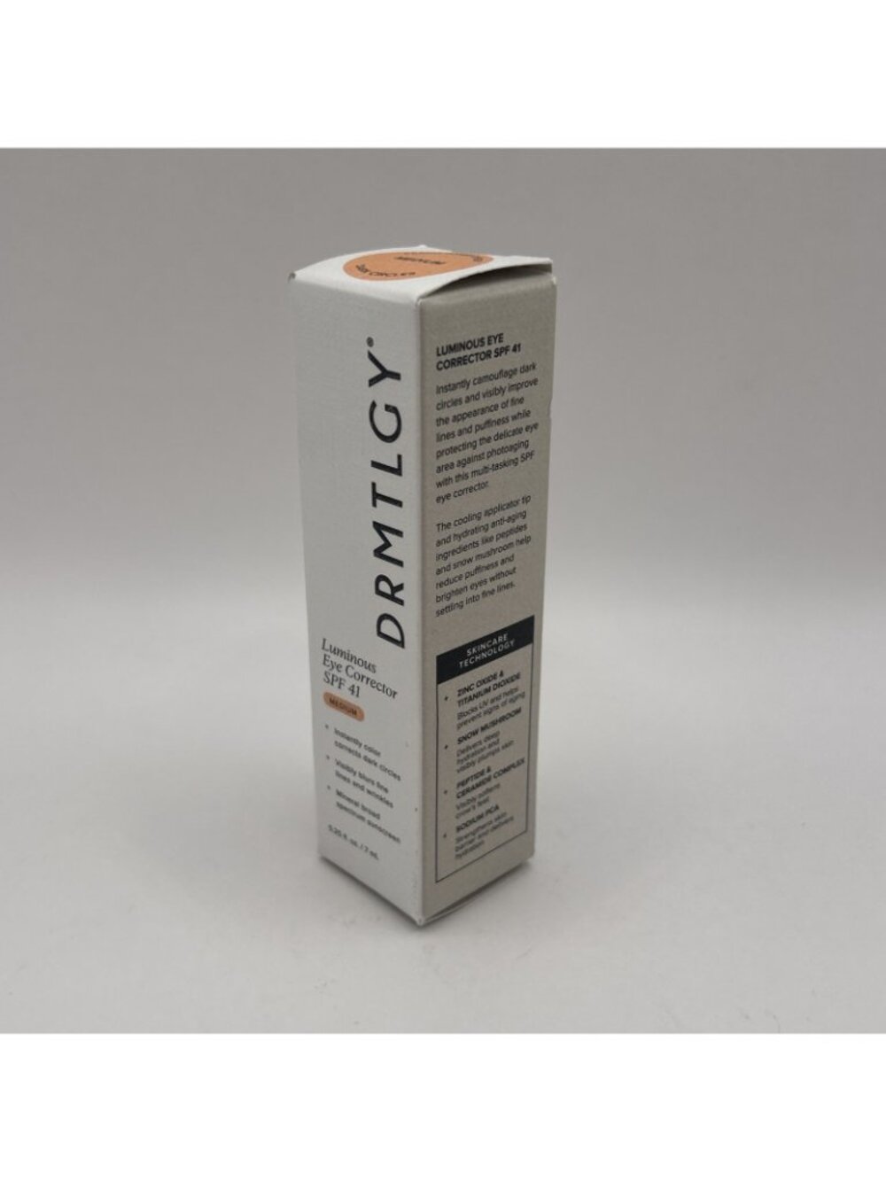 DRMTLGY Luminous Eye Corrector® SPF 41 - MEDIUM 0.25 fl oz NIB! EXP 10/27 - Picture 2 of 9